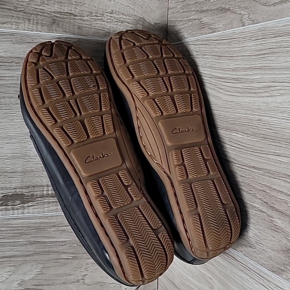 Clarks Collection Ultimate Comfort Women’s Black Leather Boat Shoes - Picture 6 of 10